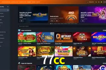 Jogos com bônus e suporte 24h na 77cc